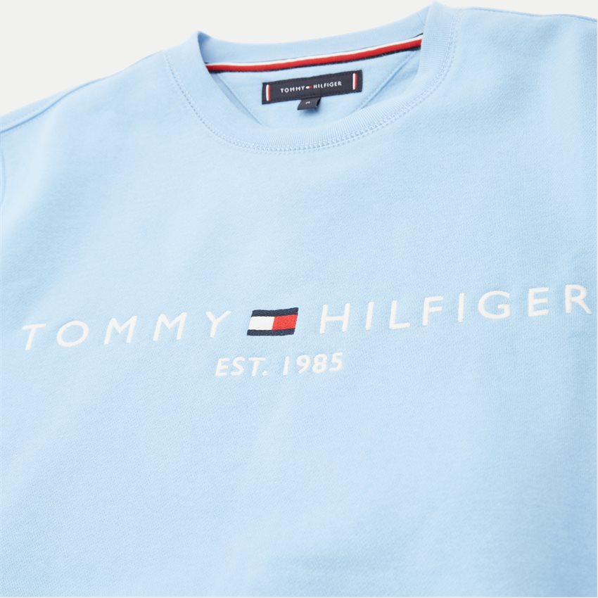Tommy Hilfiger Sweatshirts 11596 TOMMY LOGO SWEATSHIRT LYSBLÅ