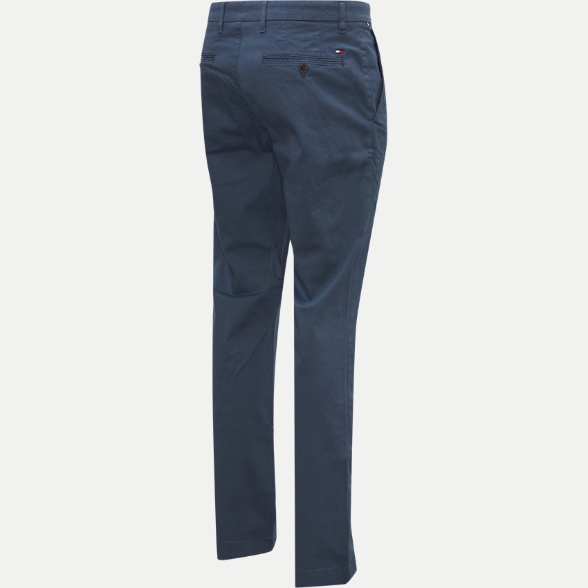 Hilfiger BLÅ STRUCTURE EUR from PRINTED DENTON 31140 Trousers Tommy 94