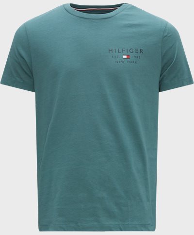 Tommy Hilfiger T-shirts 30033 BRAND LOVE SMALL LOGO TEE Grøn