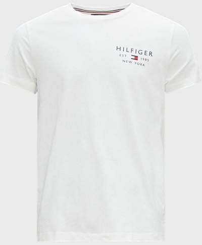 Tommy Hilfiger T-shirts 30033 BRAND LOVE SMALL LOGO TEE White