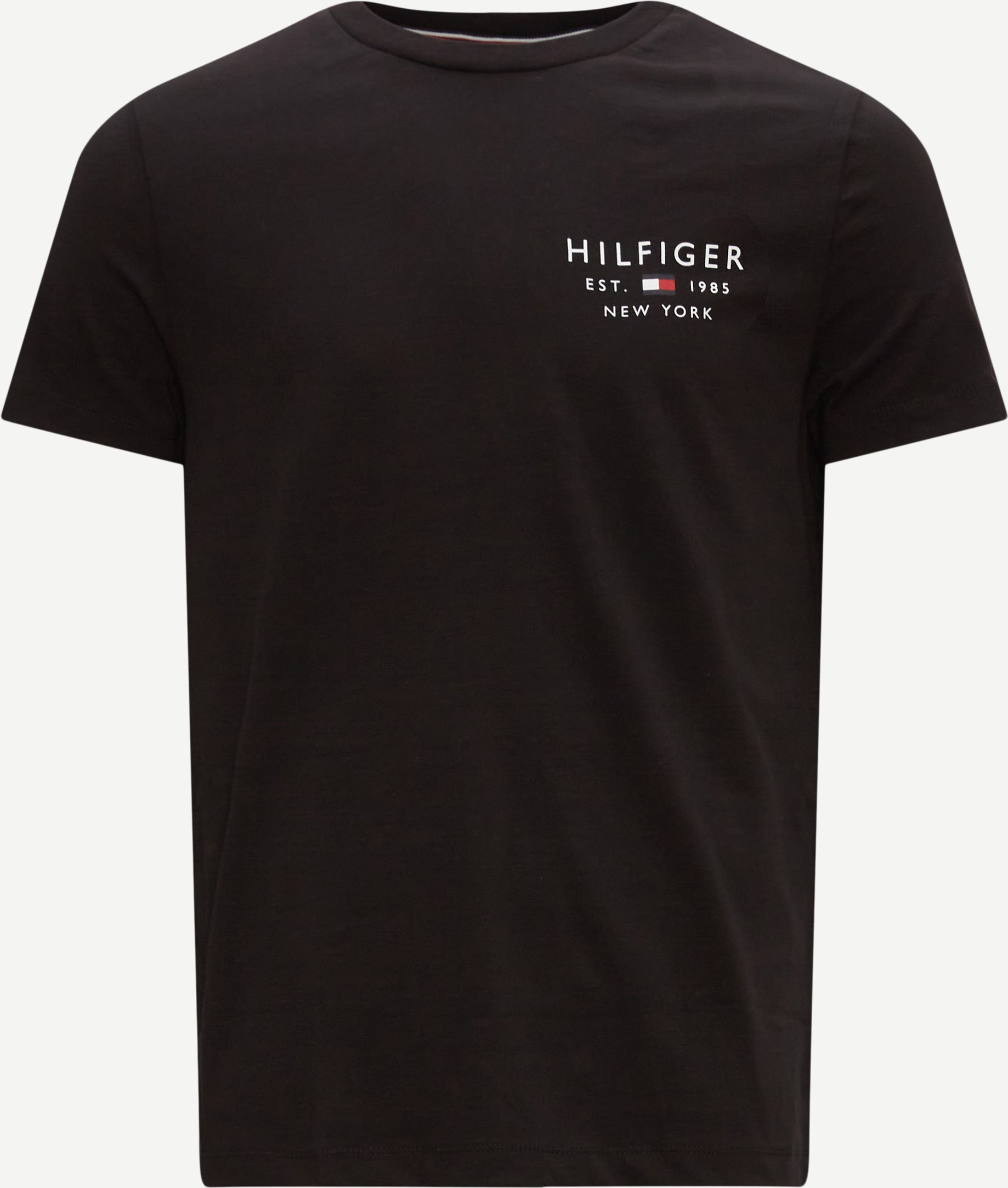 Tommy Hilfiger T-shirts 30033 BRAND LOVE SMALL LOGO TEE Sort