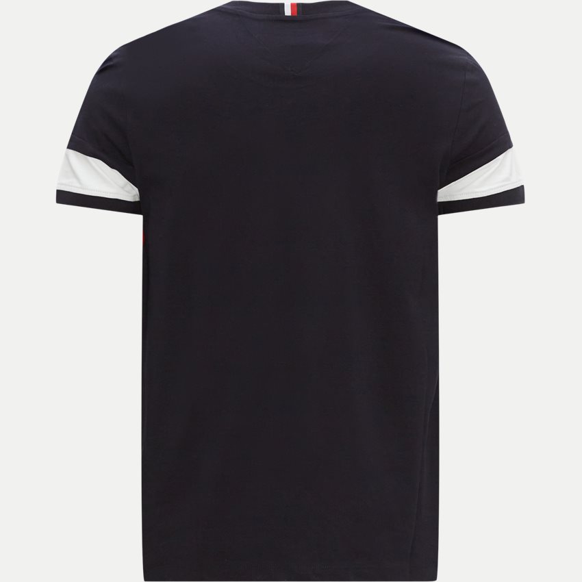 Tommy Hilfiger T-shirts 29282 COLOUR BLOCK PLACEMENT TEE NAVY