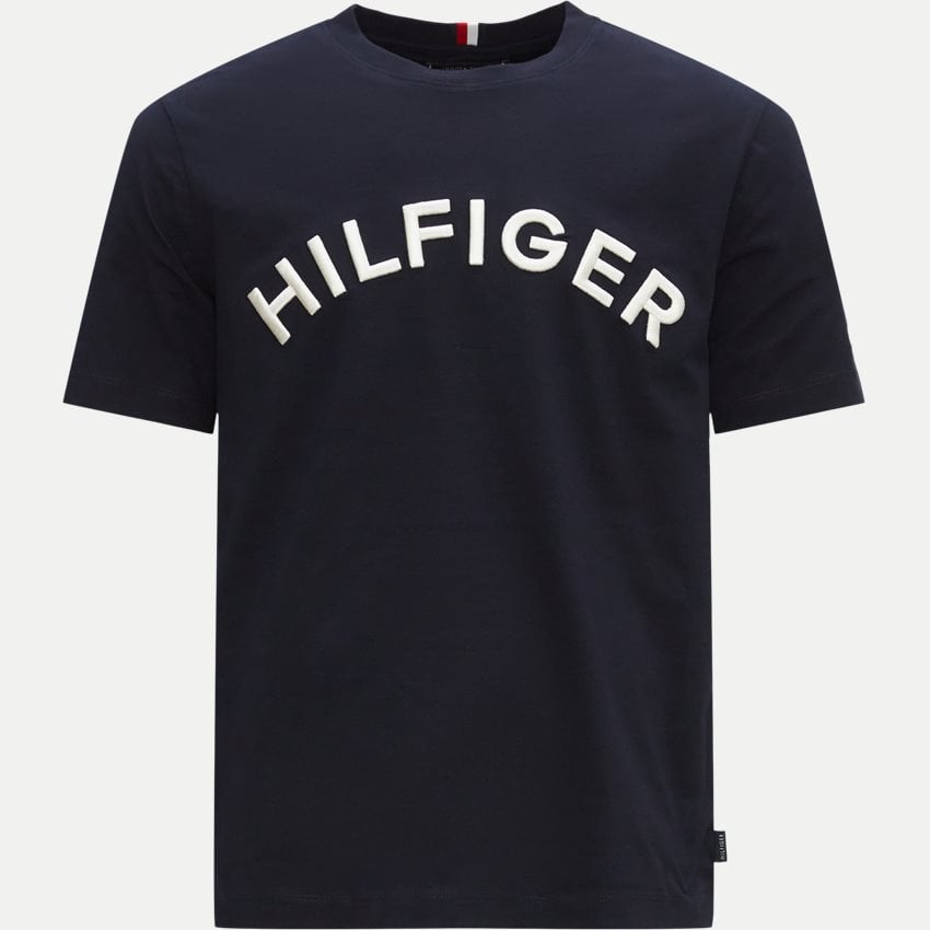 Tommy Hilfiger T-shirts 30055 HILFIGER ARCHED TEE NAVY