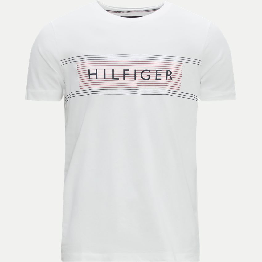 Tommy Hilfiger T-shirts 30035 BRAND LOVED CHEST TEE HVID