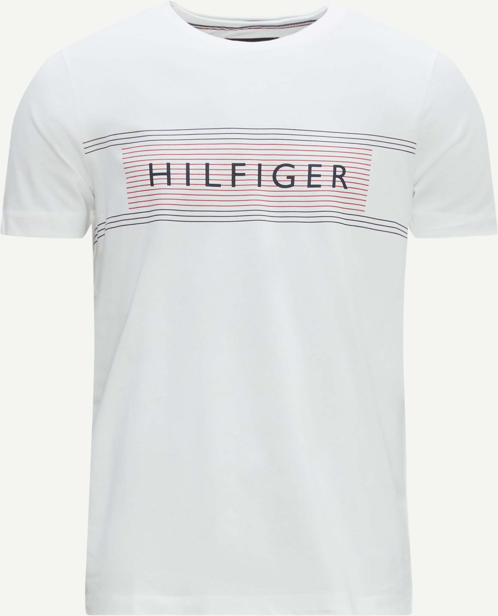 Tommy Hilfiger T-shirts 30035 BRAND LOVED CHEST TEE White