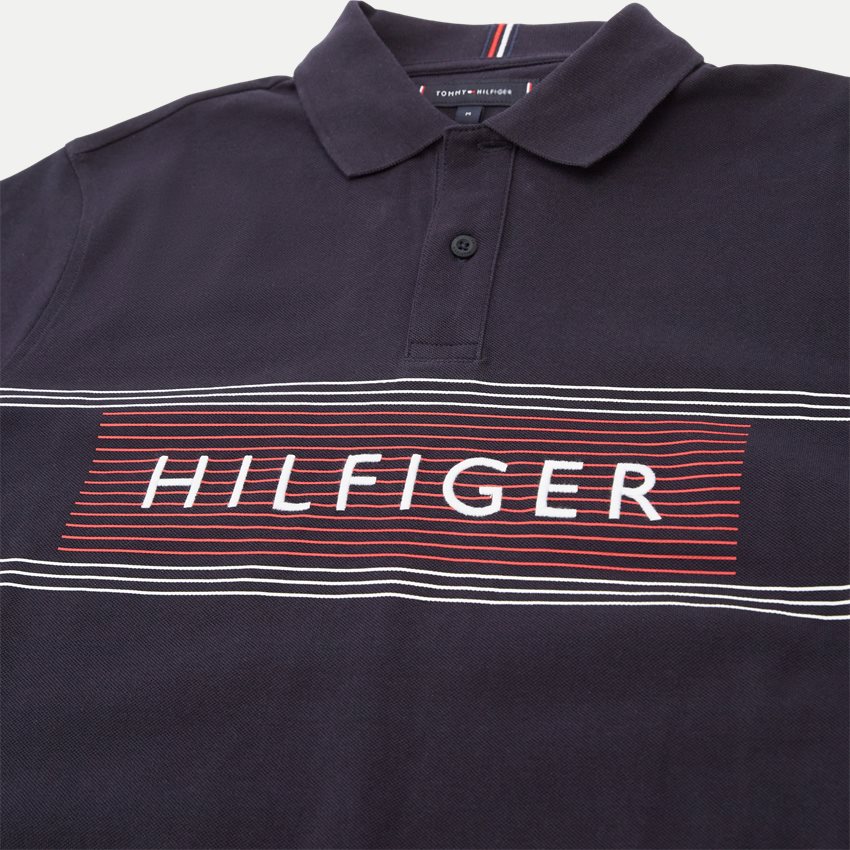 Tommy Hilfiger T-shirts 30781 RWB CHEST REG POLO NAVY