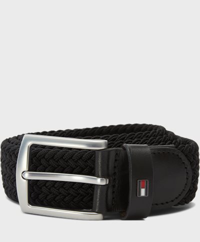 Tommy Hilfiger Belts 10840 DENTON 3.5 ELASTIC Black