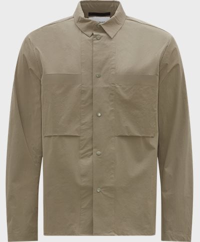 Norse Projects Shirts N50-0211 JENS TRAVEL LIGHT Army