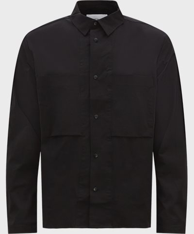 Norse Projects Shirts N50-0211 JENS TRAVEL LIGHT Black
