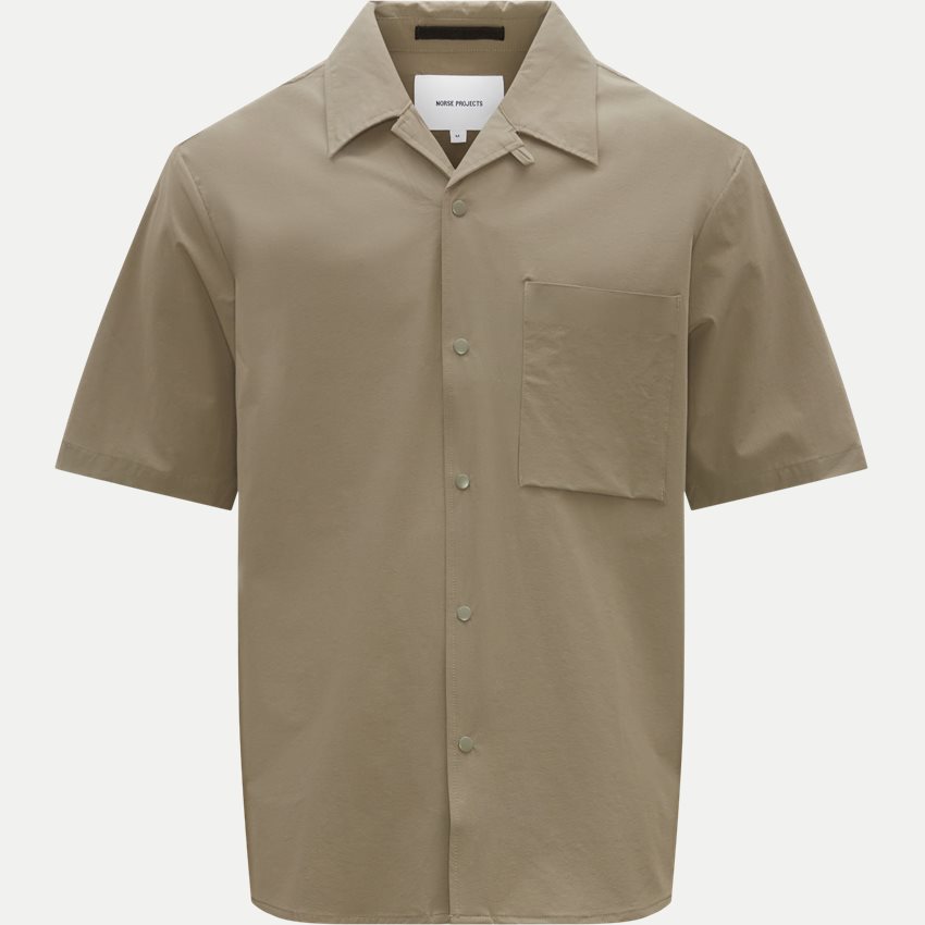 Norse Projects Shirts N40-0626 CARSTEN TRAVEL LIGHT OLIVEN