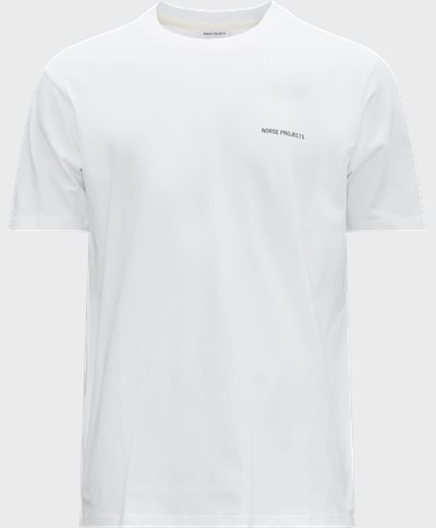 Norse Projects T-shirts N01-0606 JOHANNES STANDARD LOGO Hvid