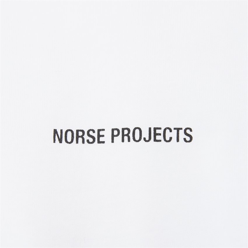 Norse Projects T-shirts N01-0606 JOHANNES STANDARD LOGO HVID