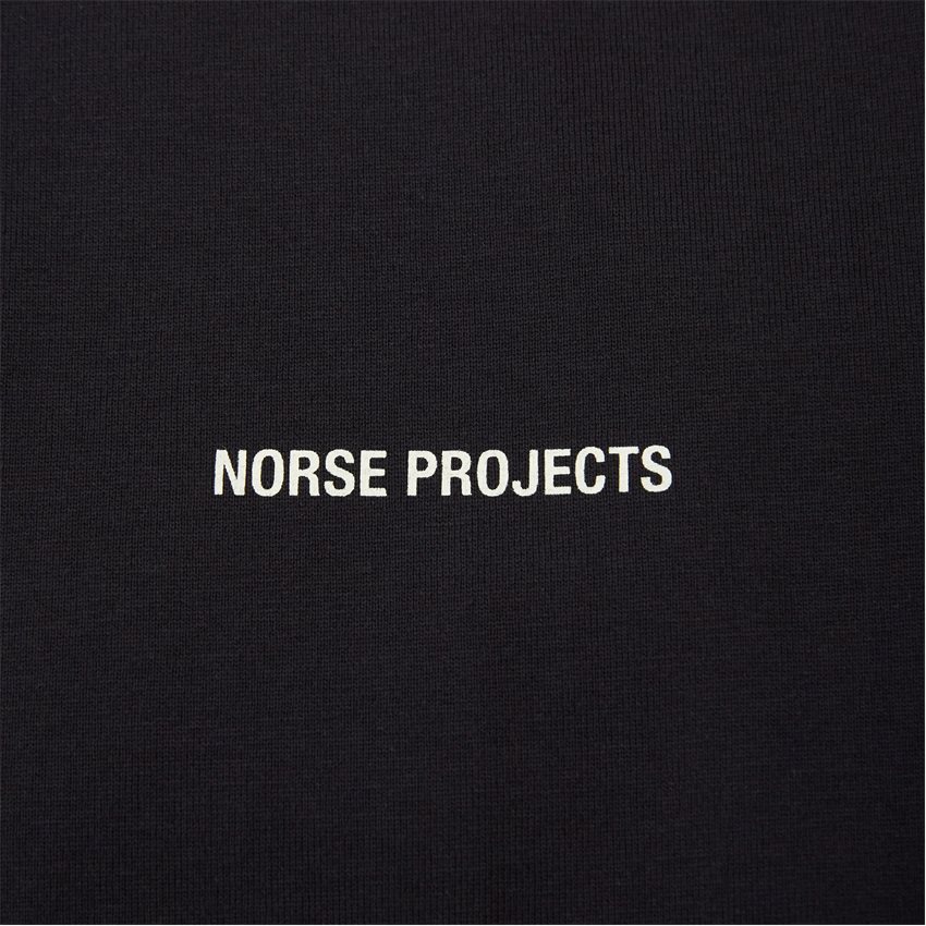 Norse Projects T-shirts N01-0606 JOHANNES STANDARD LOGO SORT