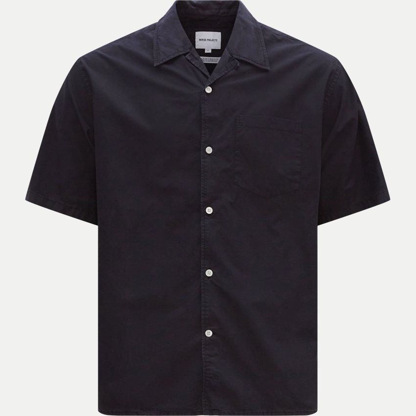 Norse Projects Shirts N40-0579 CARSTEN TENCEL NAVY