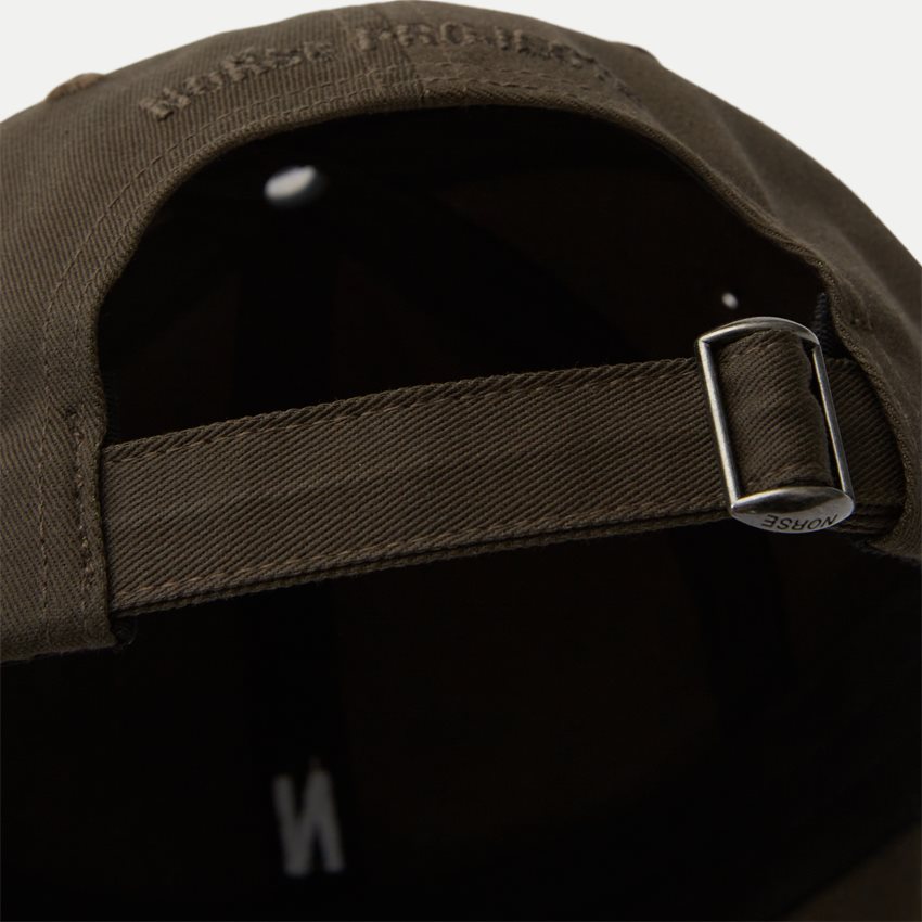 Norse Projects Kepsar N80-0001 TWILL SPORTS CAP OLIVEN