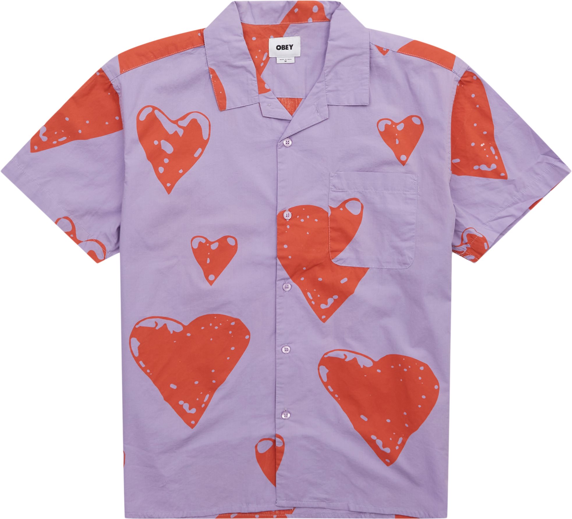 Obey Shirts LOVELESS WOVEN 181210370 Lilac