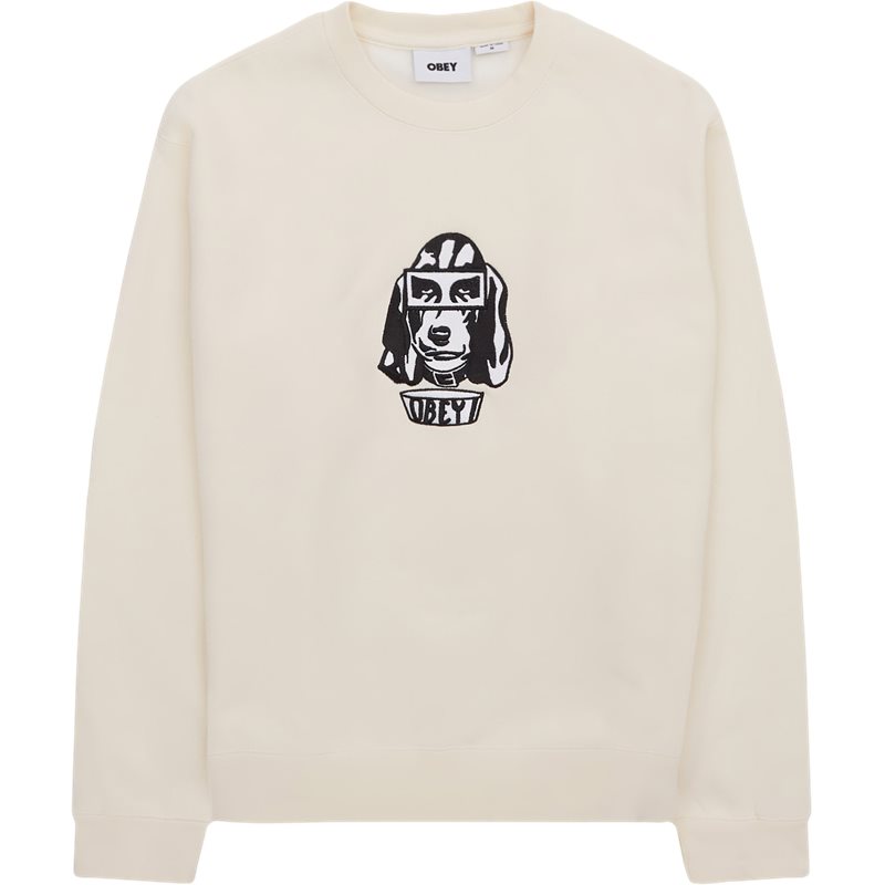 Obey Hound Crew 112480136 Sweatshirts Off White