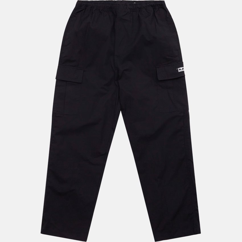 Obey Trousers EASY RIPSTOP CARGO PANT SS23 142020196 SORT
