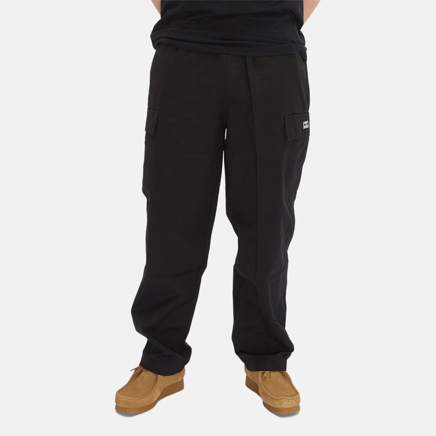 Obey Byxor EASY RIPSTOP CARGO PANT SS23 142020196 SORT