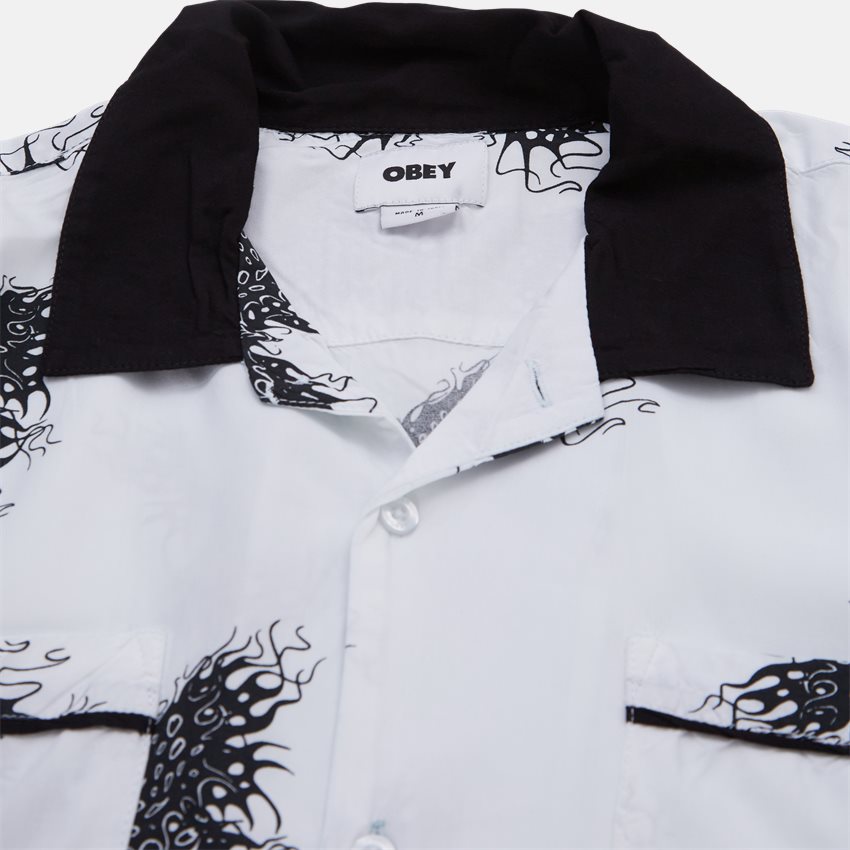 Obey Skjorter OUTCOME WOVEN 181210373 HVID