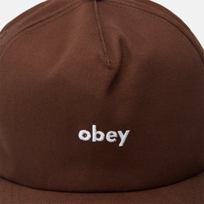 Obey Caps OBEY LOWERCASE 100490108 BRUN