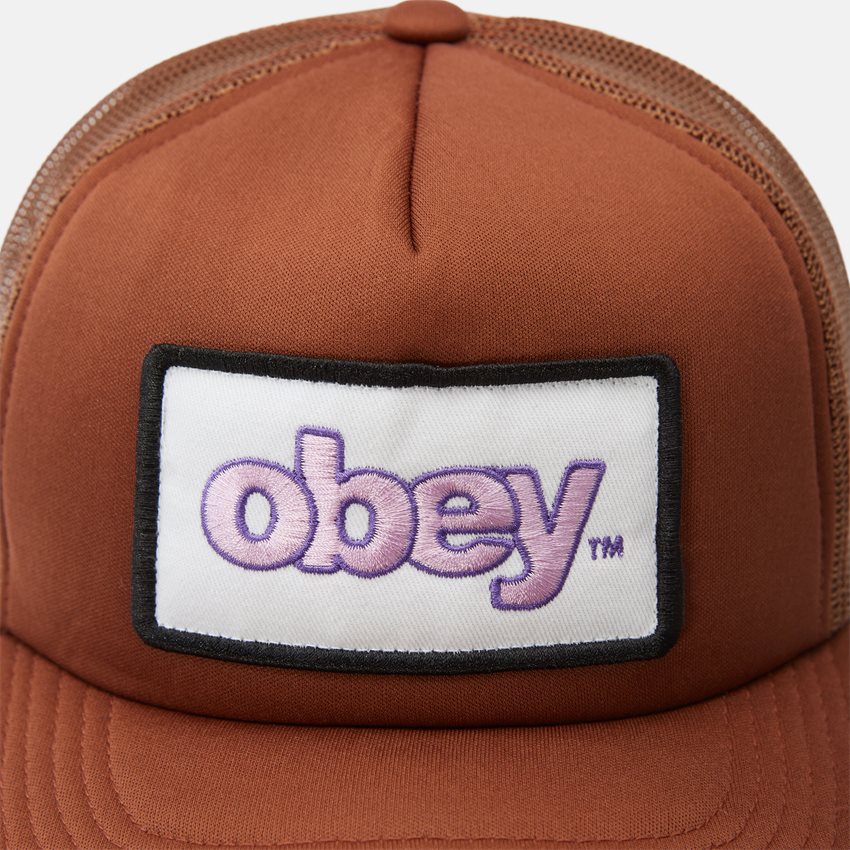 Obey Caps OBEY MARKED 100500033 BRUN