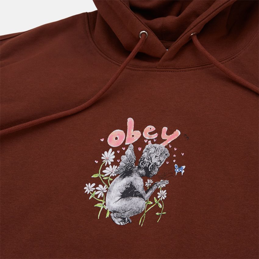 Obey Sweatshirts OBEY GARDEN FAIRY 117463369 BRUN