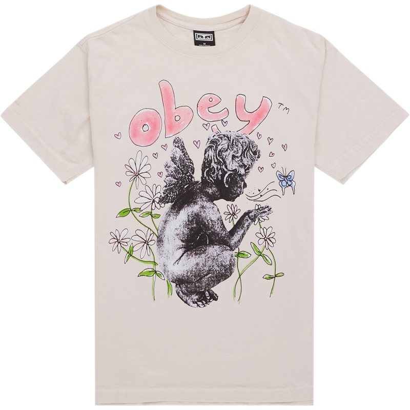 Obey Obey Garden Fairy 166913369 T-shirts Off White
