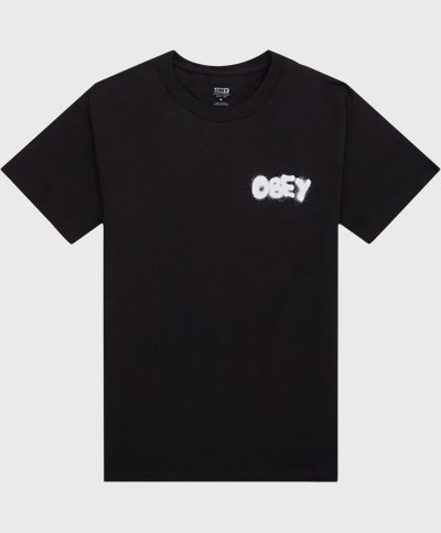 Obey T-shirts OBEY VISUAL DESIGN STUDIO 165263415 Svart