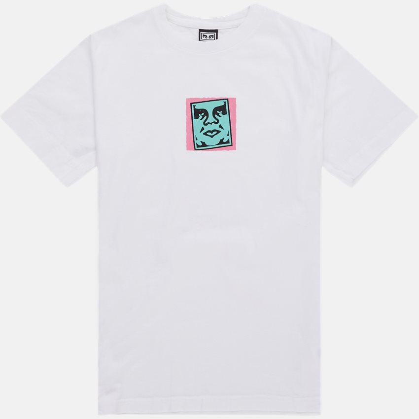 Obey T-shirts ICON OF OBEY 166913421 HVID