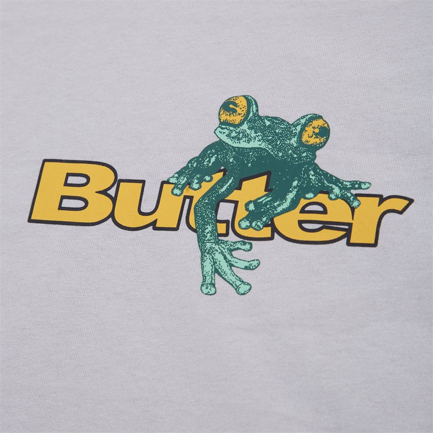 Butter Goods T-shirts TREE FROG LOGO TEE GRÅ
