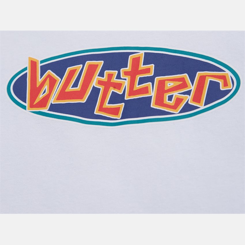 Butter Goods T-shirts SCATTERED TEE HVID