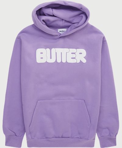 Butter Goods Sweatshirts PUFF HOOD Lilac