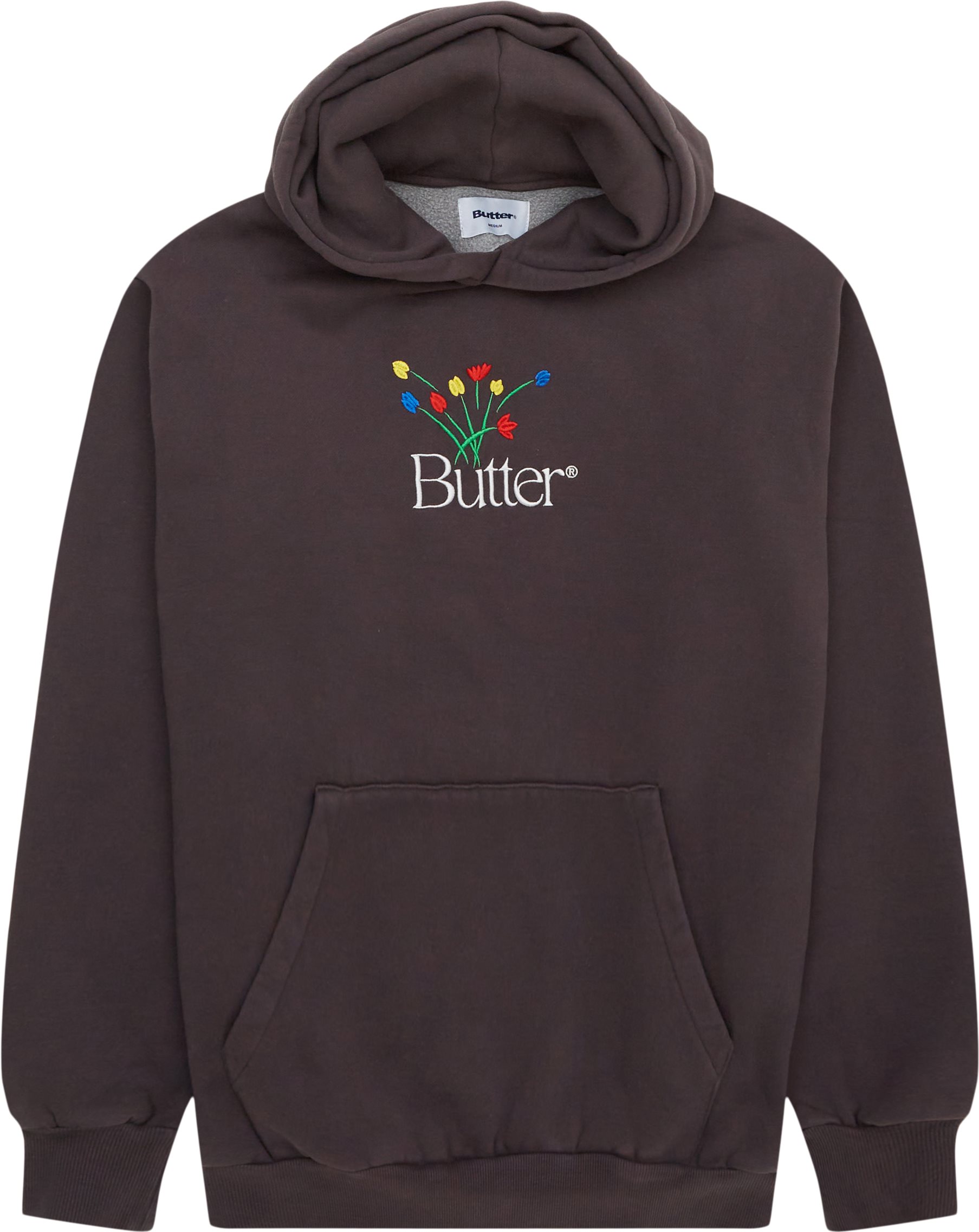 Butter Goods Sweatshirts BOUQUET PULLOVER Grey