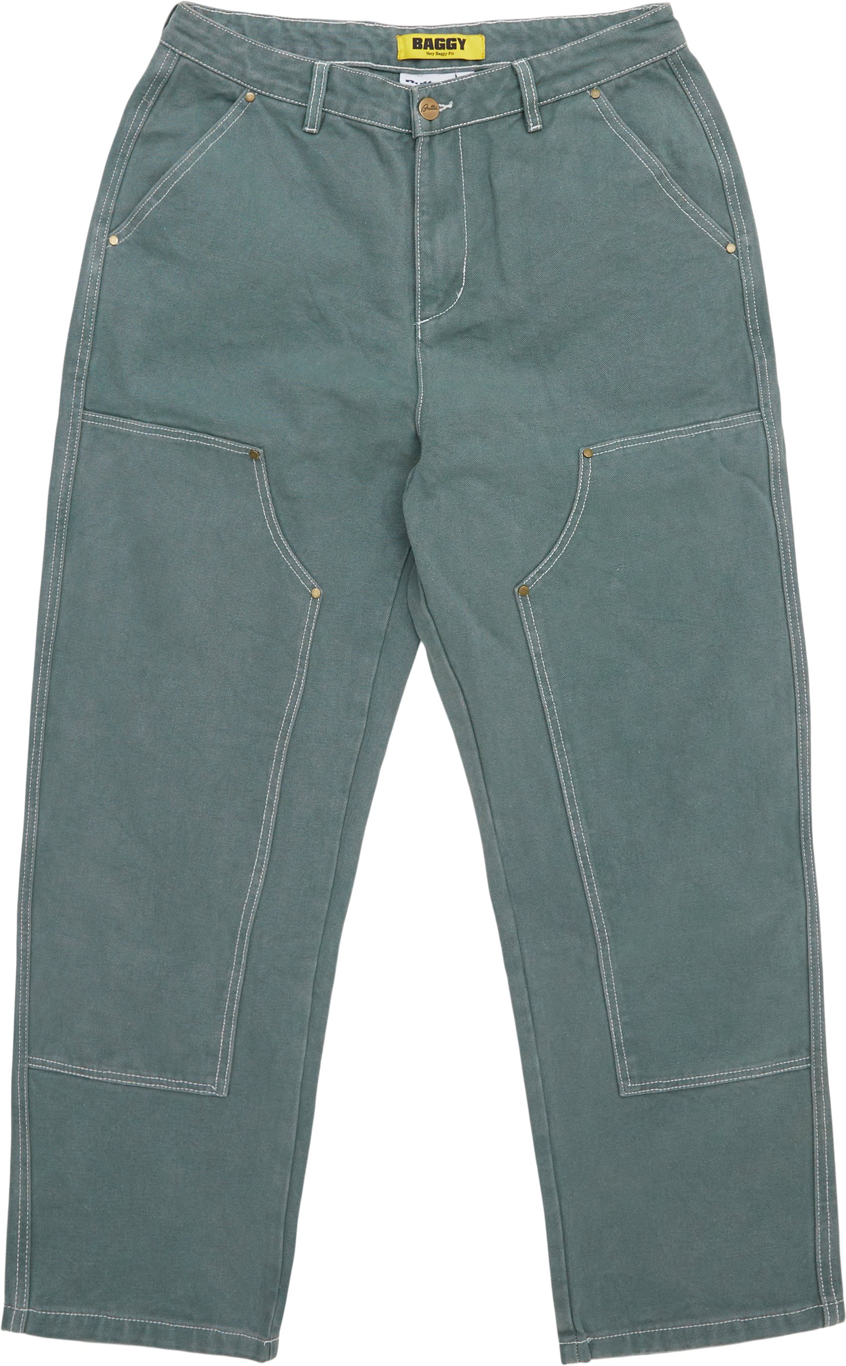Butter Goods Trousers WORK DOUBLE KNEE Grey