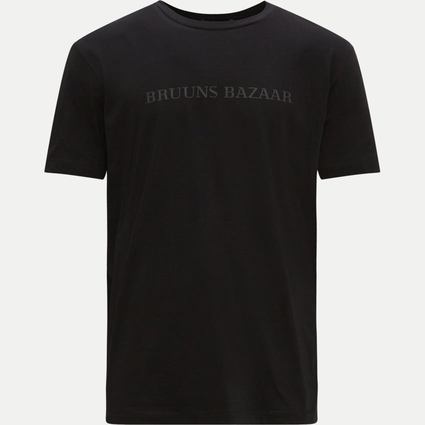 Bruuns Bazaar T-shirts GUS LOGO TEE BBM1542 SORT
