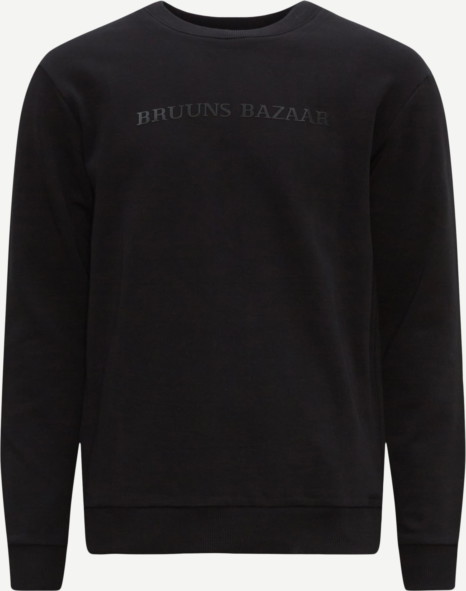 Bruuns Bazaar Sweatshirts BIRK CREW NECK BBM1279 Sort