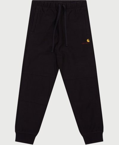 Carhartt WIP Trousers AMERICAN SCRIPT JOGGING PANT I027042 Black