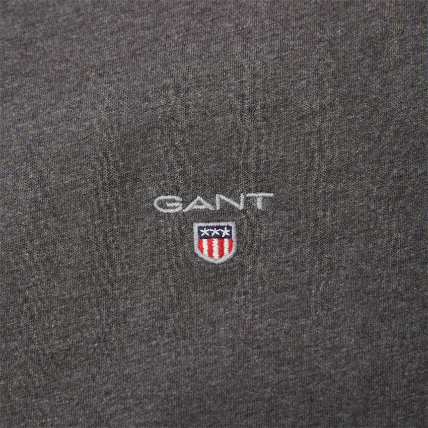Gant T-shirts ORIGINAL SS T-SHIRT 234100 ANTRASITE
