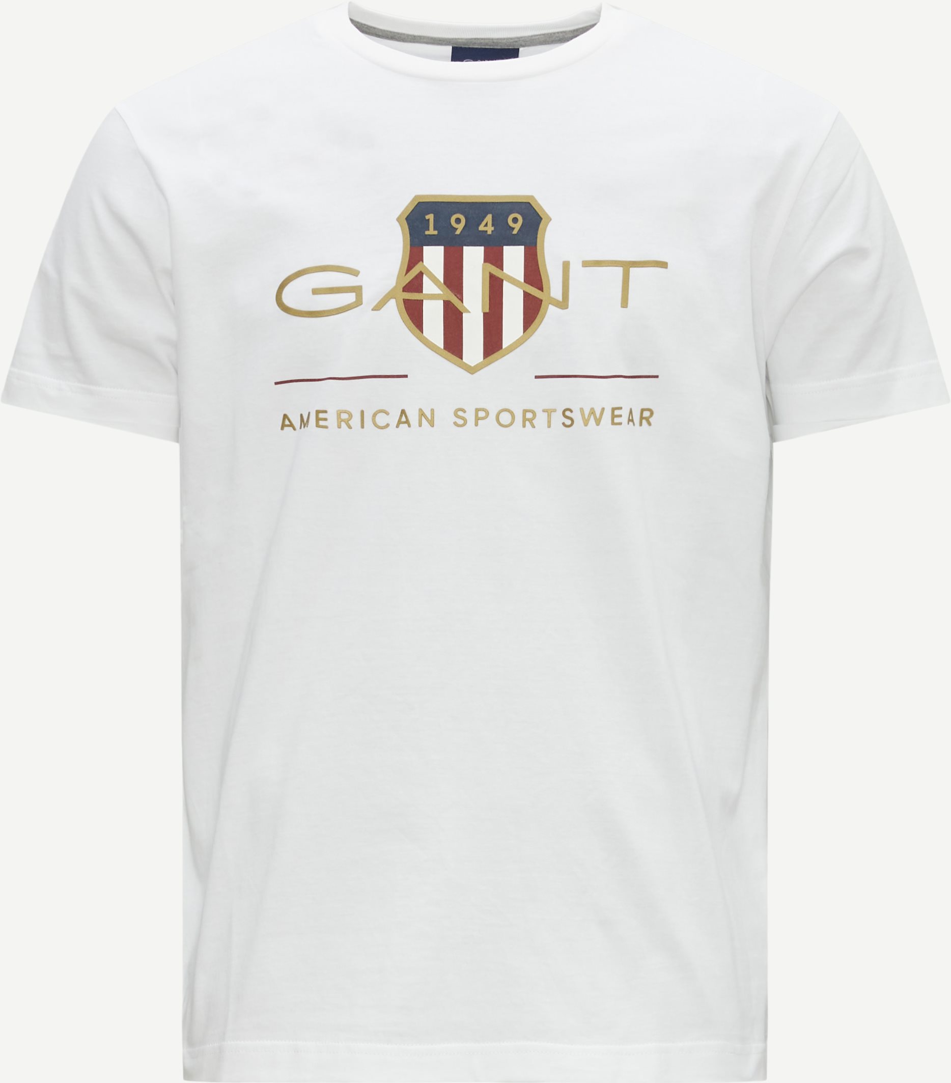 Gant T-shirts D2 ARCHIVE SHIELD SS T-SHIRT 2003099 Vit