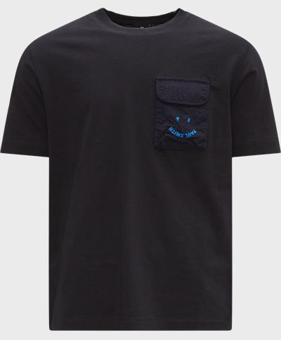 PS Paul Smith T-shirts 063YE-K21154 T-SHIRT PS HAPPY Blå
