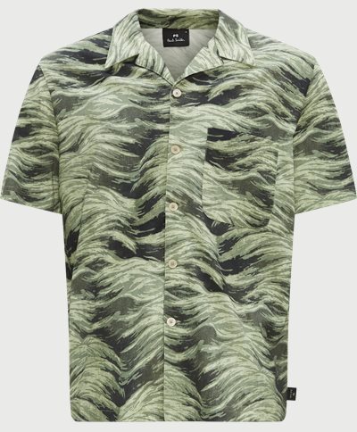 PS Paul Smith Short-sleeved shirts 236X-K21778 SHIRT STORM Green