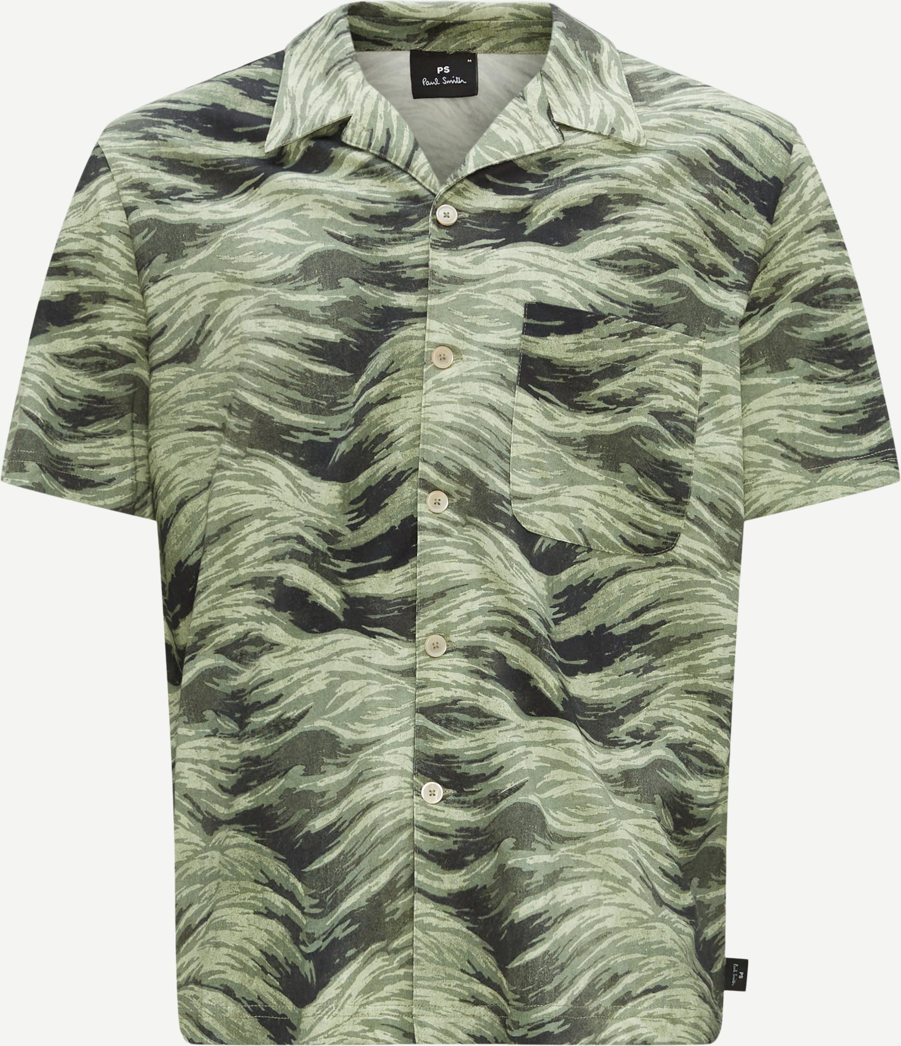 PS Paul Smith Short-sleeved shirts 236X-K21778 SHIRT STORM Green