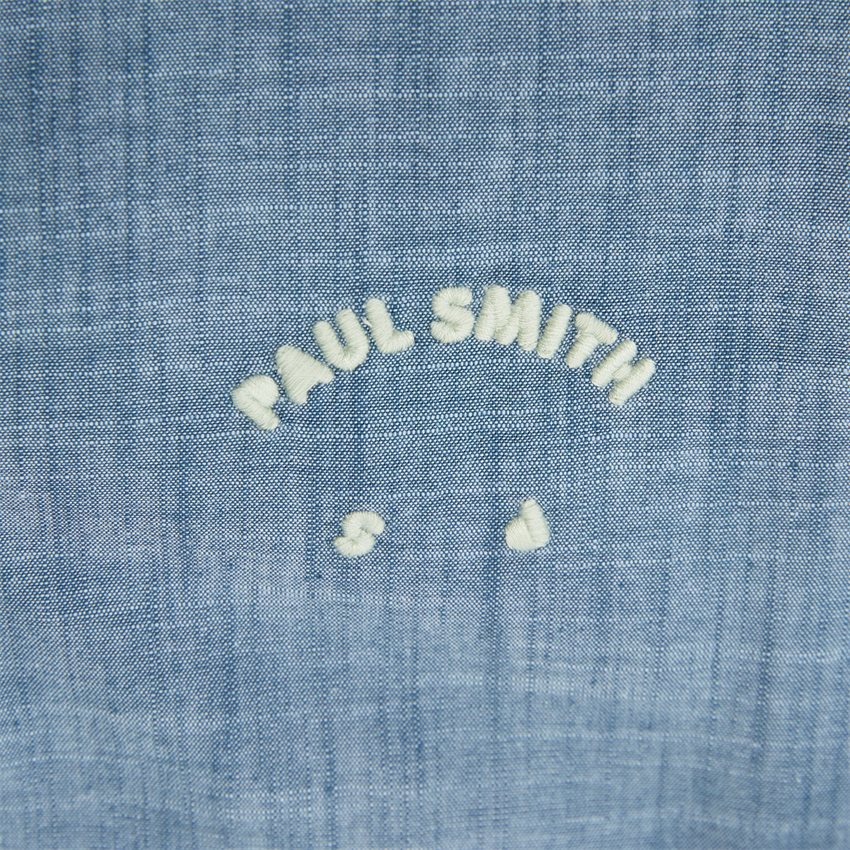 PS Paul Smith Skjorter 681UE-K21787 SHIRT PS HAPPY BLÅ