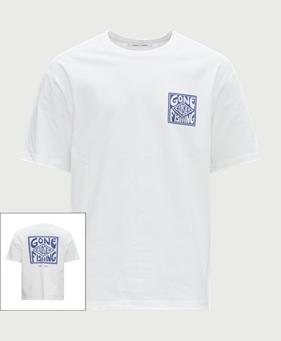 Samsøe Samsøe T-shirts GONE FISHING UNI T-SHIRT 11725 Hvid