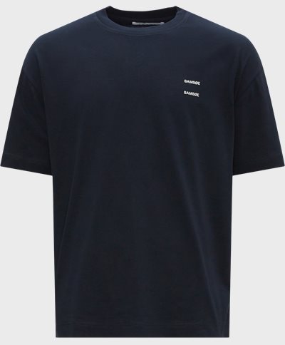 Samsøe Samsøe T-shirts JOEL T-SHIRT 11415 Blue