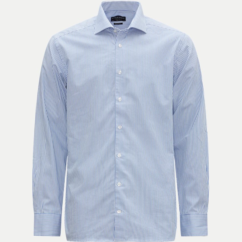 Bruun & Stengade Shirts KANE SHIRT 16004 BLUE/WHITE