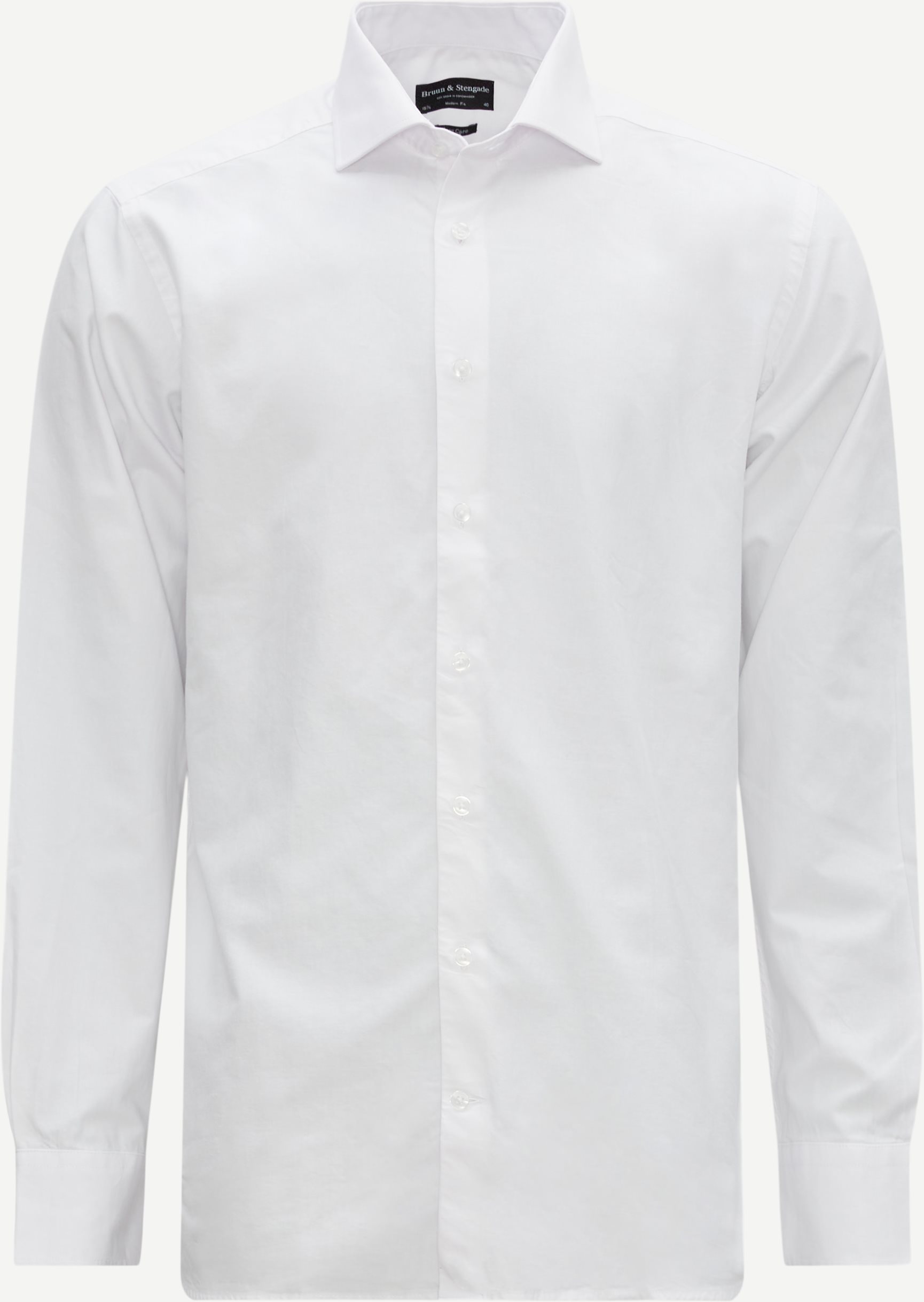 Bruun & Stengade Shirts BEGOVIC SHIRT 100-18 White