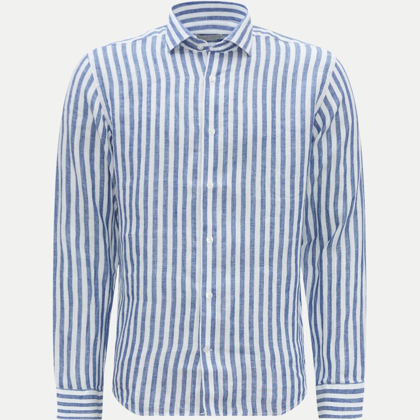 Bruun & Stengade Shirts VALENCIA SHIRT 19002 BLUE/WHITE