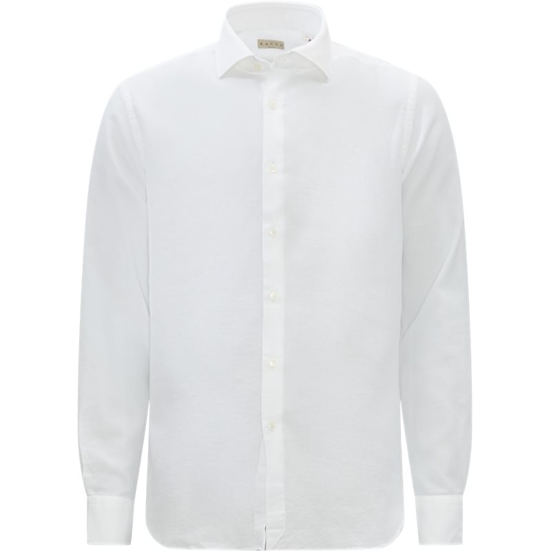Billede af Xacus Tailored fit 41401 748 Skjorter Hvid